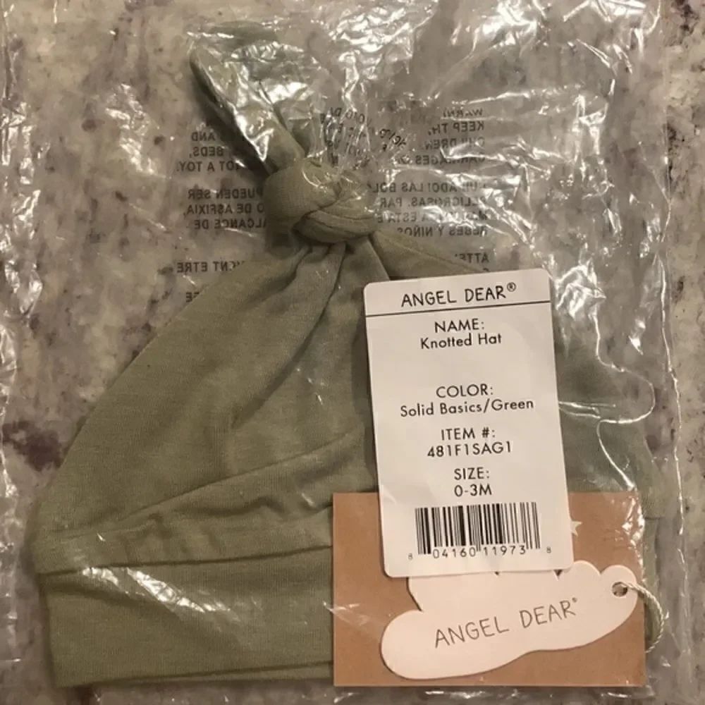 Angel Dear Knotted Hat NWTAGS